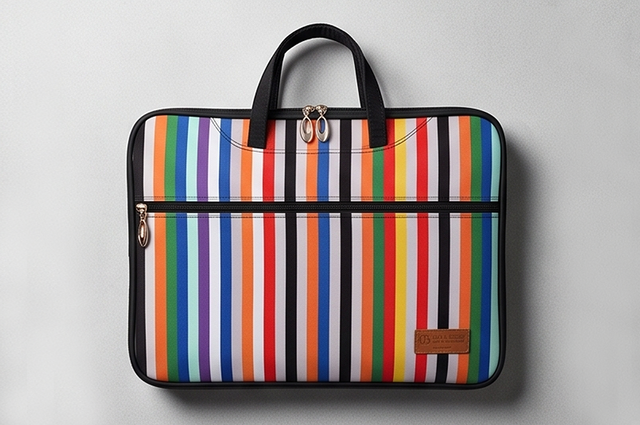 [단아_빔]색동 아트 노트북 (DANA_BEEM:Saekdong Art Laptop Bag (17") | Korean Traditional Design) (2/4)